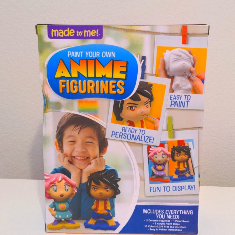 Paint your own anime figures
